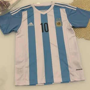 Messi #10 Adidas Climacool Soccer Tee.